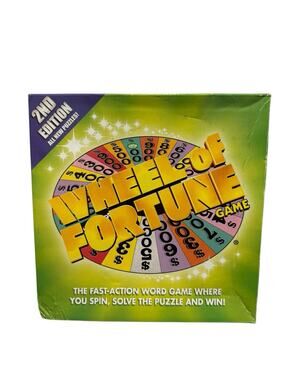 Wheel of Fortune Board Game - used game COMPLETE (2nd Edition)